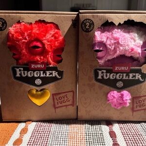 Zuru Fuggler Plush Toy Set - Red and Pink
